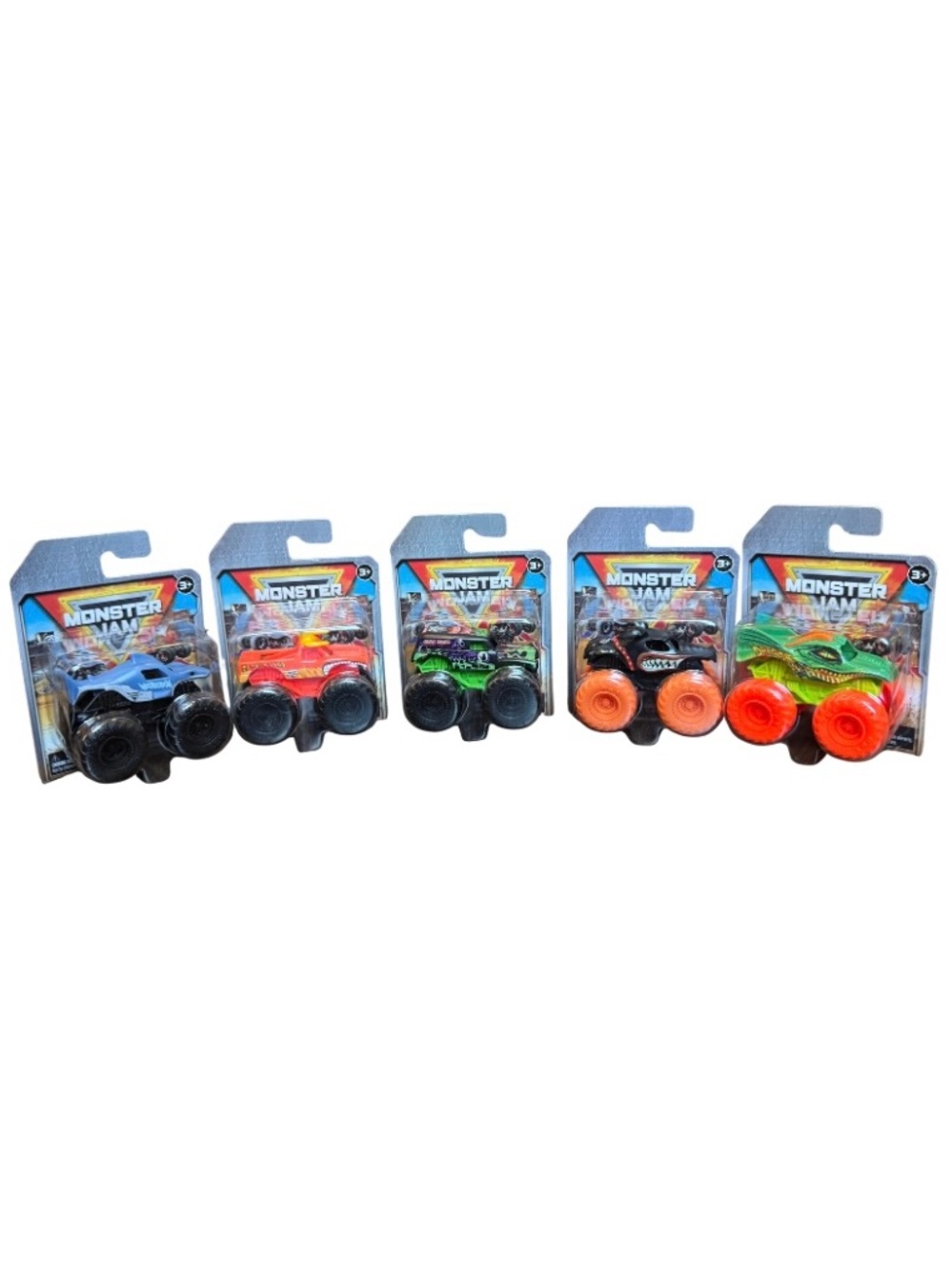 Monster Jam Monster Truck 1:72 Lot of 5 NIB